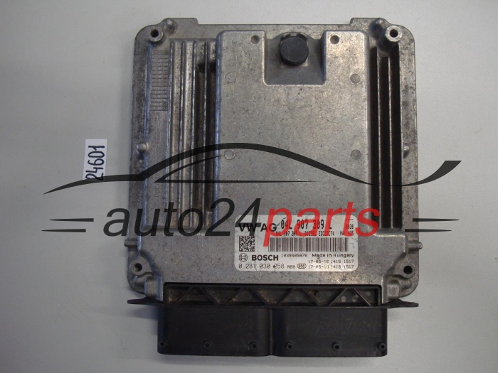 KOMPUTER STEROWNIK SILNIKA AUDI A4 2.0 TDI BOSCH 0 281 030 258, 0281030258, 04L 907 309 L, 04L907309L, EDC17C74