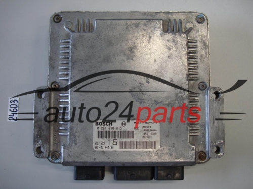 KOMPUTER STEROWNIK SILNIKA FIAT PEUGEOT BOSCH 0 281 010 815, 0281010815, 9644704480