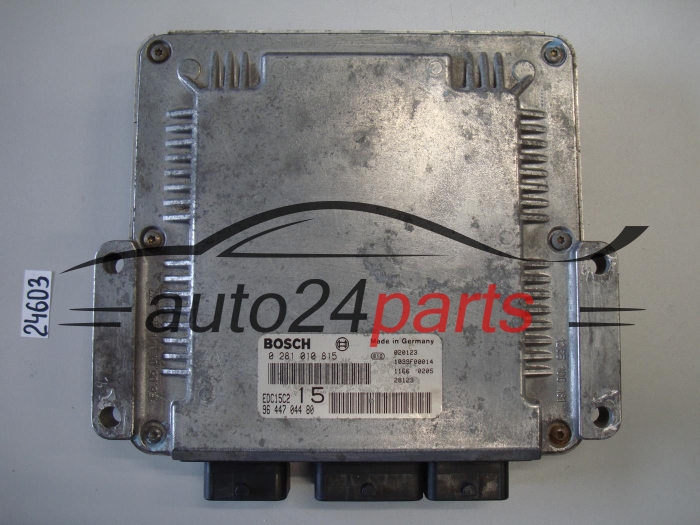 KOMPUTER STEROWNIK SILNIKA FIAT PEUGEOT BOSCH 0 281 010 815, 0281010815, 9644704480