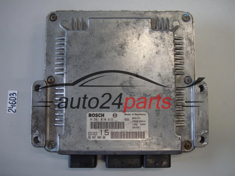 KOMPUTER STEROWNIK SILNIKA FIAT PEUGEOT BOSCH 0 281 010 815, 0281010815, 9644704480