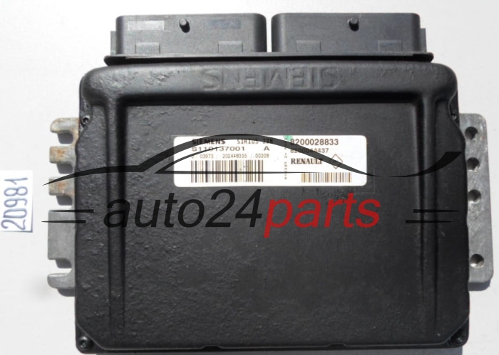 KOMPUTER STEROWNIK SILNIKA RENAULT MEGANE SCENIC 1.6 SIEMENS SIRIUS 32N S110137001 A, 110137001, 8200028833, 8200044437