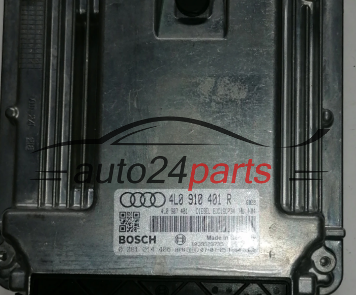 CALCULATEUR MOTEUR  AUDI Q7 3.0 BOSCH 0 281 014 406, 0281014406, 4L0910401R, EDC16CP34, PLUG AND PLAY