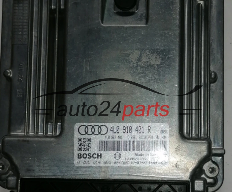 KOMPUTER STEROWNIK SILNIKA AUDI Q7 3.0 BOSCH 0 281 014 406, 0281014406, 4L0910401R, EDC16CP34, PLUG AND PLAY