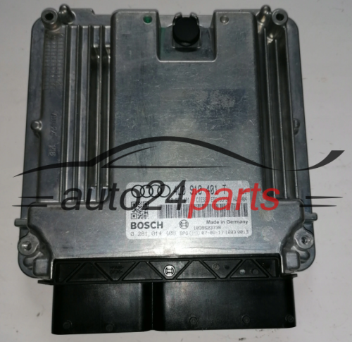 KOMPUTER STEROWNIK SILNIKA AUDI Q7 3.0 BOSCH 0 281 014 408, 0281014408, 4L0910401T, EDC16CP34, PLUG AND PLAY