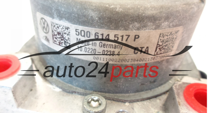ABS POMPA I STEROWNIK VOLKSWAGEN SEAT SKODA 5Q0614517P, 10.02220-0238.4, 100222002384, 5Q0907379Q