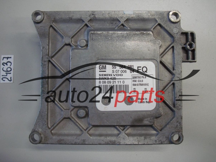 KOMPUTER STEROWNIK SILNIKA OPEL ASTRA ZAFIRA 1.6 Z16XER 1.8 Z18XER SIEMENS VDO 5WK9 425, 5WK9425, GM 55 564 081 FQ, 55564081FQ, 55564081, SIMTEC75.5