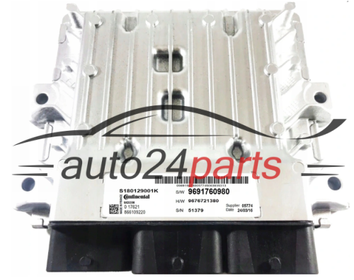 Centralita de motor FIAT DUCATO JUMPER BOXER 2.2 CONTINENTAL  S180129001K  9691760980  SID208