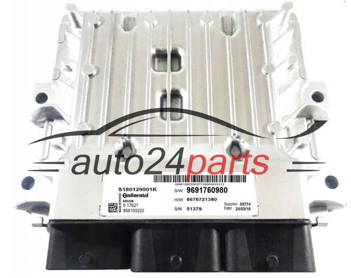 Centralita de motor FIAT DUCATO JUMPER BOXER 2.2 CONTINENTAL  S180129001K  9691760980  SID208