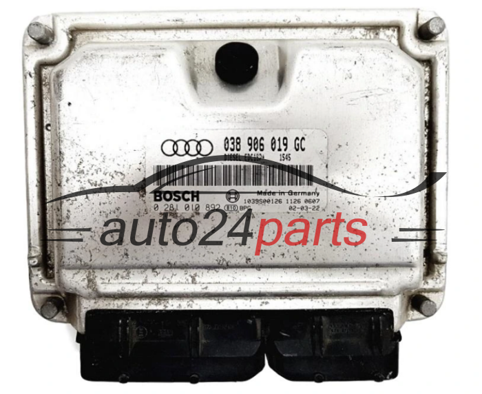 KOMPUTER STEROWNIK SILNIKA AUDI BOSCH 0 281 010 892, 0281010892, 038906019GC
