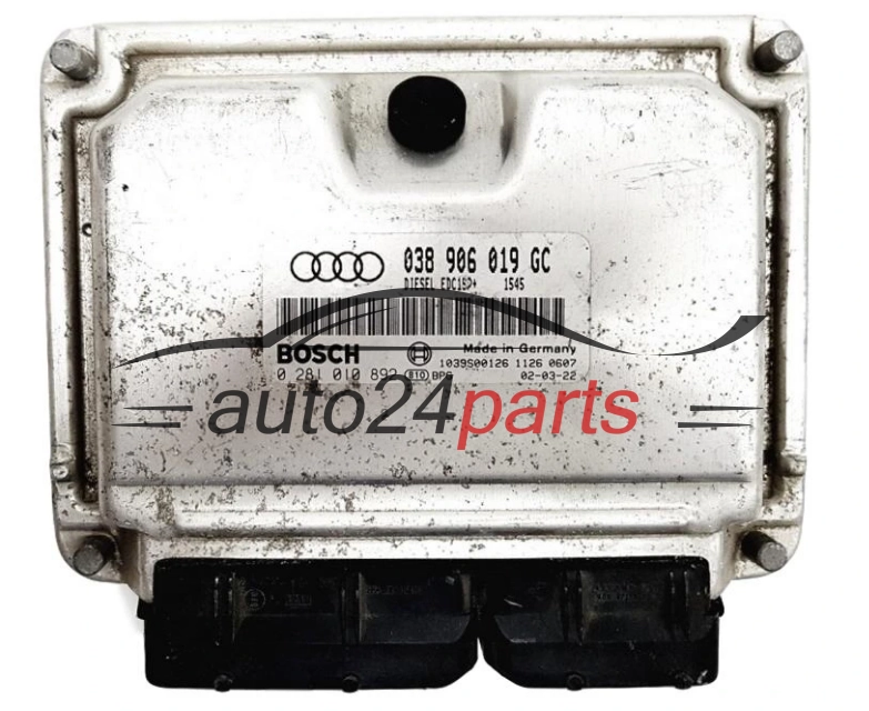KOMPUTER STEROWNIK SILNIKA AUDI BOSCH 0 281 010 892, 0281010892, 038906019GC
