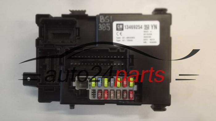 SKRZYNKA ELEKTRYCZNA PRZEKAŻNIKÓW I BEZPIECZNIKÓW MODUŁ NADWOZIA CENTRALKA KOMFORTU BSI OPEL MERIVA 13469254, 401154265, 28437303
