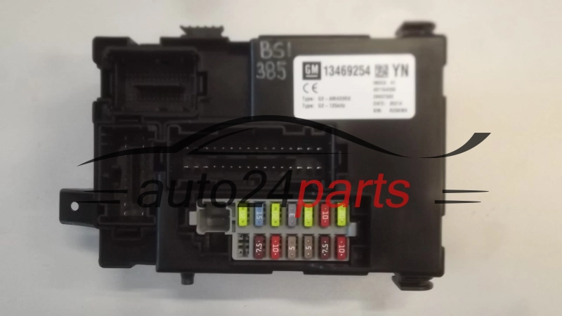 SKRZYNKA ELEKTRYCZNA PRZEKAŻNIKÓW I BEZPIECZNIKÓW MODUŁ NADWOZIA CENTRALKA KOMFORTU BSI OPEL MERIVA 13469254, 401154265, 28437303