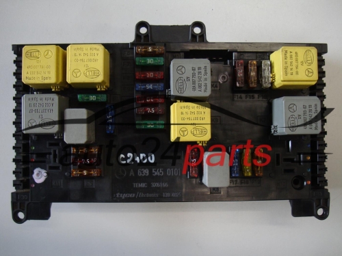 CENTRALKA MODUL STEROWNIK KOMFORTU MERCEDES VITO A 639 545 01 01, A6395450101, TEMIC 3X6166