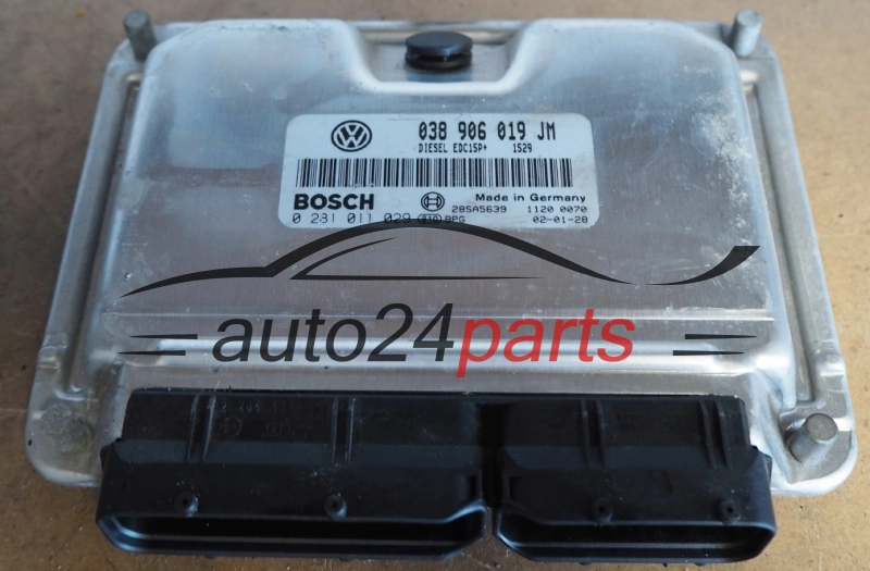 KOMPUTER STEROWNIK SILNIKA VOLKSWAGEN BOSCH 0 281 011 029, 0281011029, 038906019JM