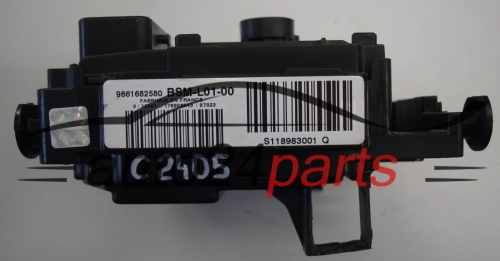 CENTRALKA MODUL STEROWNIK KOMFORTU PEUGEOT 407 SIEMENS VDO S118983001Q, 9661682580 BSM-L01-00