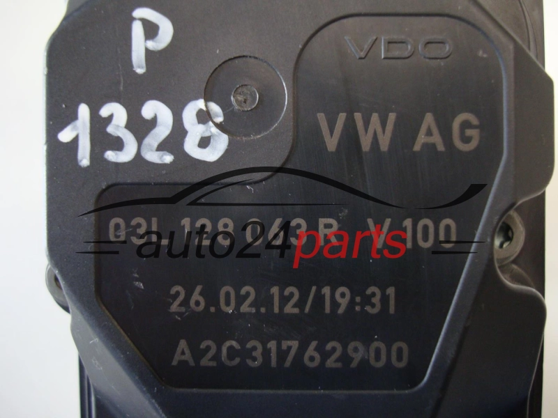 PRZEPUSTNICA POWIETRZA VOLKSWAGEN AUDI CONTINENTAL VDO A2C31762900, 03L 128 063 R, 03L128063R