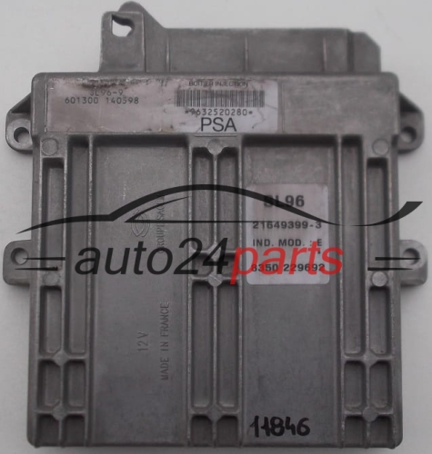 MOTORSTEUERGERÄT ECU STEUERGERAT CITROEN PEUGEOT Sagem 21649399-3,  9632520280