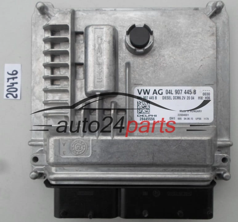 Komputer silnika VW VOLKSWAGEN GOLF SPORTSVAN 1.6 TDI 28445556 04L907445B DCM6.2V