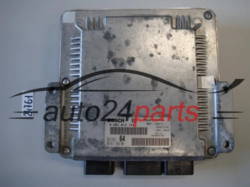KOMPUTER STEROWNIK SILNIKA CITROEN PEUGEOT 2.2 HDI BOSCH 0 281 012 141, 0281012141, 96 611 452 80, 9661145280, EDC15C2