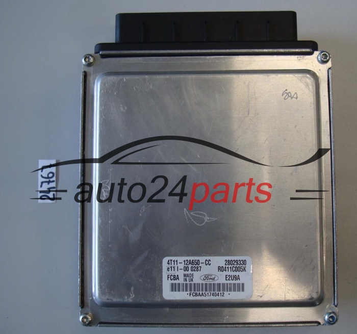 KOMPUTER STEROWNIK SILNIKA FORD CONNECT 1.8 TDCI 4T1112A650CC, 4T11-12A650-CC FCBA, 28029330, R0411C005K