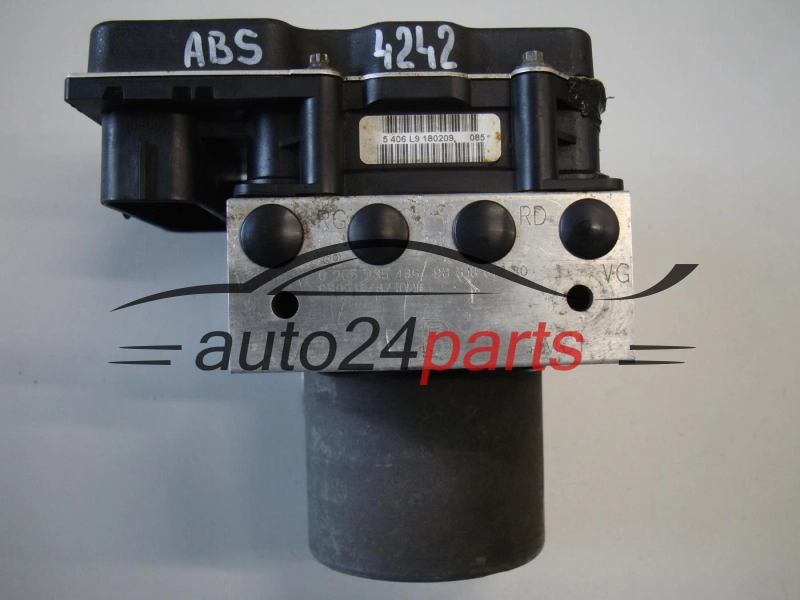 ABS POMPA I STEROWNIK CITROEN PEUGEOT BOSCH 0 265 235 486, 0265235486, 9661887180, 0265950806