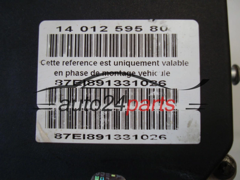 ABS POMPA I STEROWNIK CITROEN PEUGEOT BOSCH 0 265 235 486, 0265235486, 9661887180, 0265950806