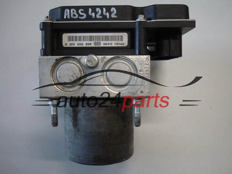 ABS POMPA I STEROWNIK CITROEN PEUGEOT BOSCH 0 265 235 486, 0265235486, 9661887180, 0265950806