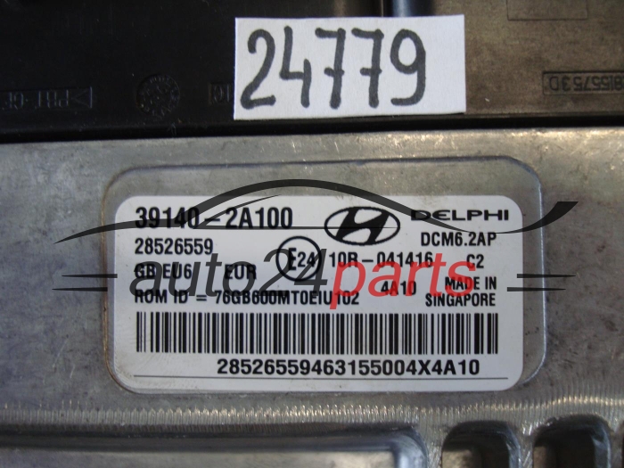KOMPUTER STEROWNIK SILNIKA HYUNDAI KIA 39140-2A100, 391402A100, 28495870, DCM6.2AP