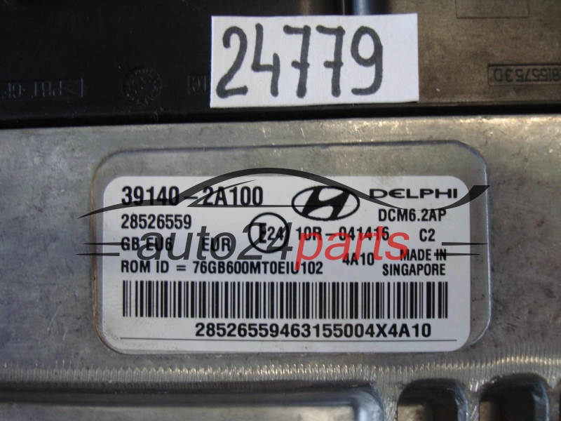 KOMPUTER STEROWNIK SILNIKA HYUNDAI KIA 39140-2A100, 391402A100, 28495870, DCM6.2AP