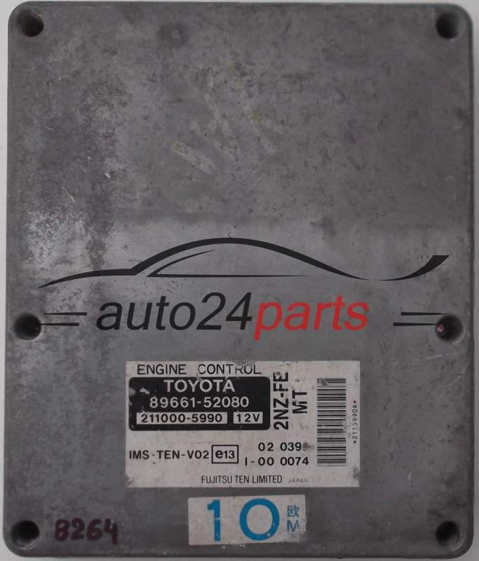TOYOTA YARIS 1.3 89661-52080 2NZ-FE, 8966152080, 211000-5990, 2110005990