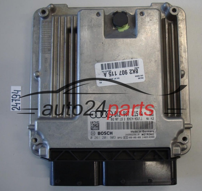 Centralita de motor   AUDI A4 2.0 TFSI 8K2907115A 8K290711 0261201903