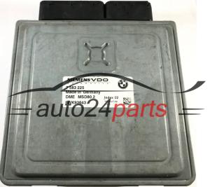 MOTORSTEUERGERÄT ECU STEUERGERÄT BMW E87 E90 SIEMENS 5WK93643, 12147583225, DME 7 583 225, 7583225, DME MSD80.2, DME7583225 