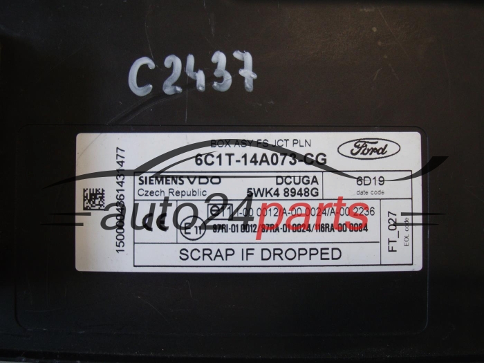 CENTRALKA MODUL FORD TRANSIT 6C1T-14A073-CG, 6C1T14A073CG, 5WK48948G