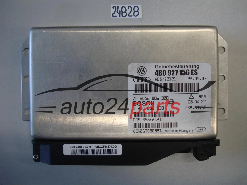 STEROWNIK SKRZYNI AUTOMATYCZNEJ AUDI A6 2.5 TDI BOSCH 0 260 002 830, 0260002830, 4B0 927 156 ES, 4B0927156ES