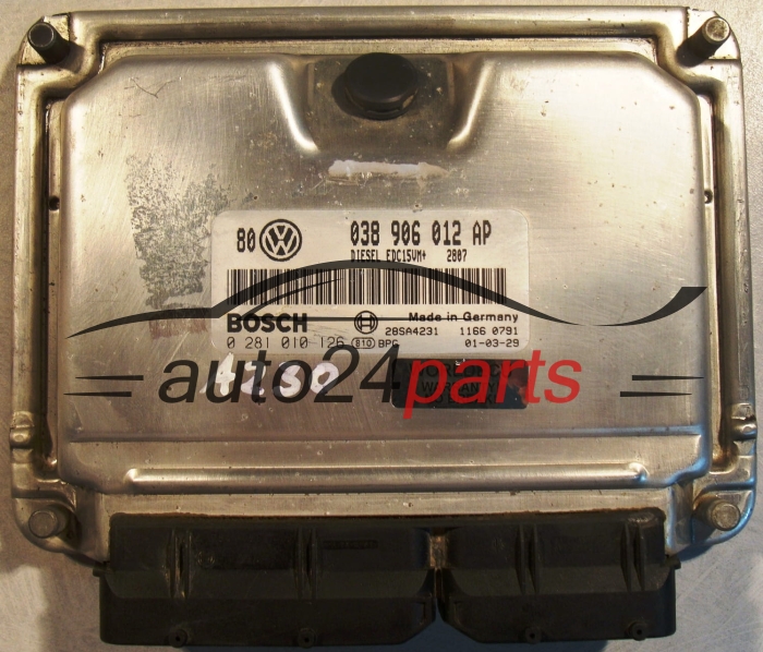 KOMPUTER STEROWNIK SILNIKA VW VOLKSWAGEN GOLF 1.9 TDI BOSCH  0281010126,  038906012AP