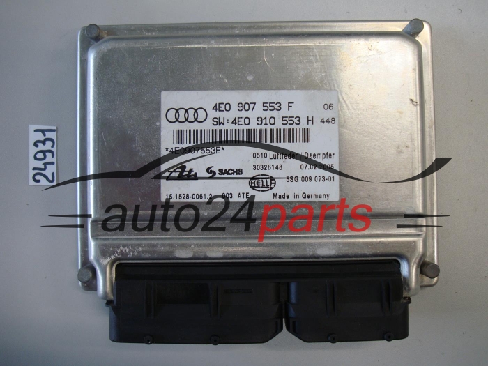 STROWNIK ZAWIESZENA AUDI A8 HELLA 5SG 009 073-01, 5SG00907301, ATE 15.1528-0061.2, 15152800612, 4E0 907 553 F, 4E0907553F, 4E0 910 553 H, 4E0910553H