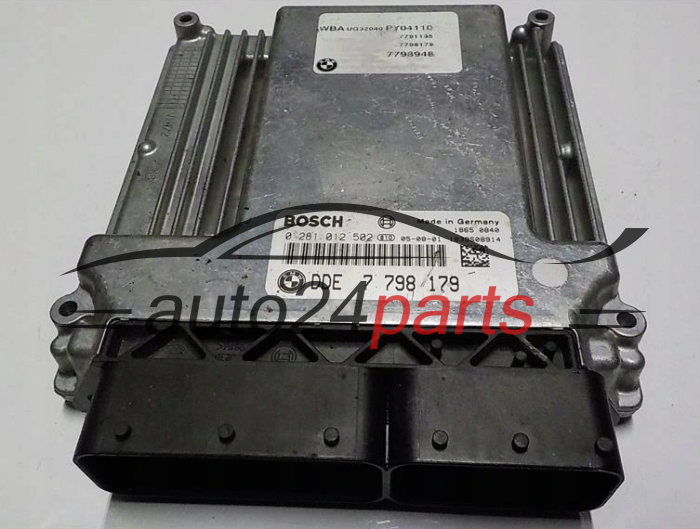 KOMPUTER STEROWNIK SILNIKA BMW BOSCH 0 281 012 502, 0281012502, 7798179, DDE7798179
