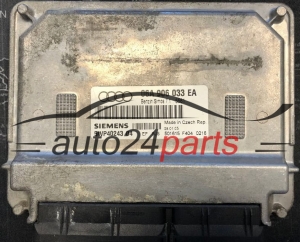 MOTORSTEUERGERÄT ECU STEUERGERÄT AUDI 06A 906 033 EA, 06A906033EA, 5WP40243 04, 5WP4024304, SIMOS 7.1