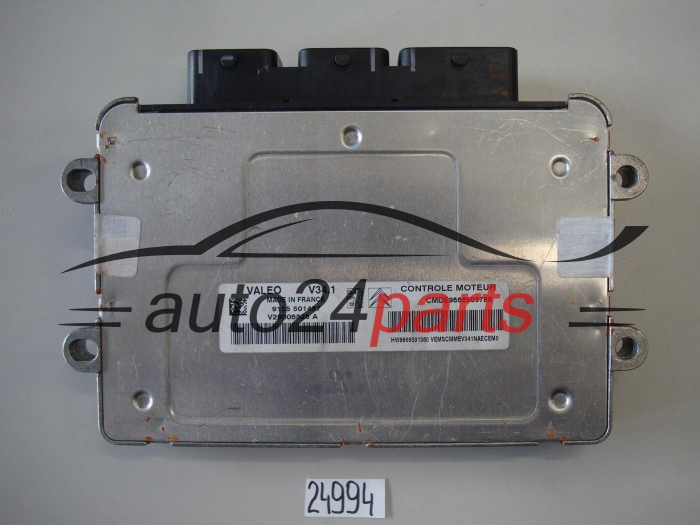 KOMPUTER STEROWNIK SILNIKA CITROEN PEUGEOT Valeo V34.1, CMDE9666909780, 9666909780, V29006828 A, V29006828A, HW 9666591380
