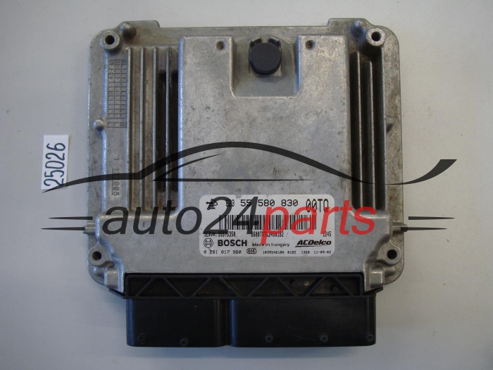 KOMPUTER STEROWNIK SILNIKA OPEL CORSA 1.3 CDTI 55580830 00TQ, 55 580 830, 55575350, BOSCH 0281017960, 0281 017 960