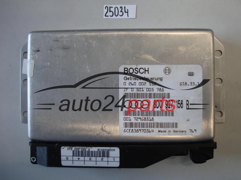 STEROWNIK SKRZYNI AUTOMATYCZNEJ AUDI A4 2.4 BOSCH 0 260 002 512, 0260002512, 8D0 927 156 R, 8D0927156R