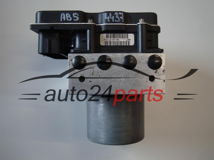 Pompe ABS et calculateur AUDI BOSCH 0 265 234 111, 0265234111, 4F0614517A, 0265950359