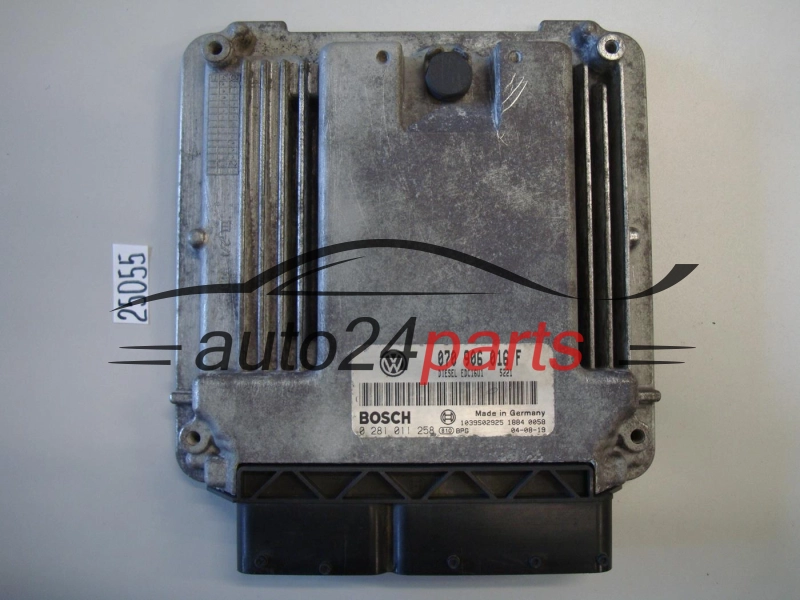 KOMPUTER STEROWNIK SILNIKA VW VOLKSWAGEN TOUAREG 2.5 TDI BOSCH 0 281 011 258, 0281011258, 070 906 016 F, 070906016F, EDC16U1