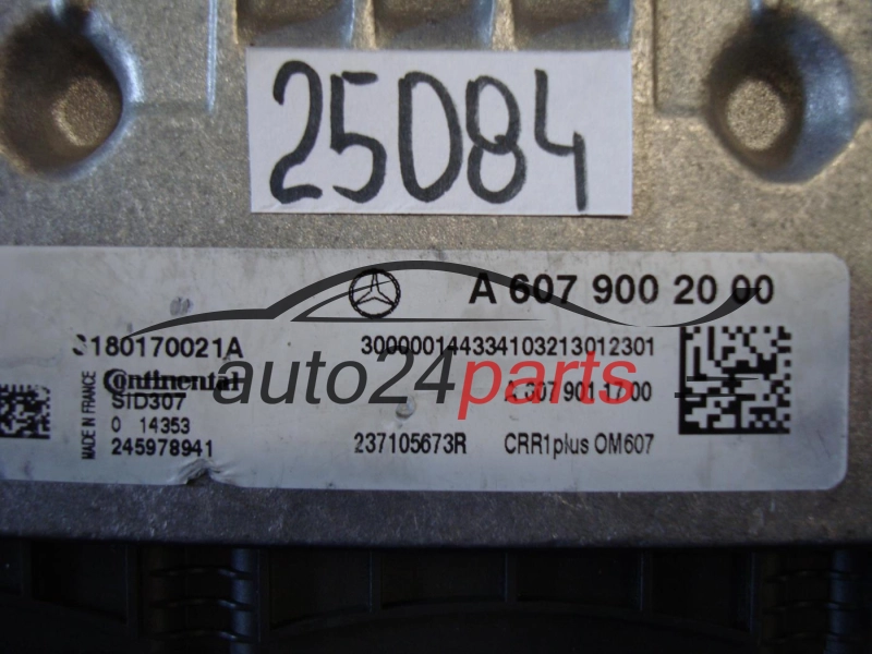 KOMPUTER STEROWNIK SILNIKA MERCEDES BENZ CONTINENTAL SID 307 S180170021A, A6079002000