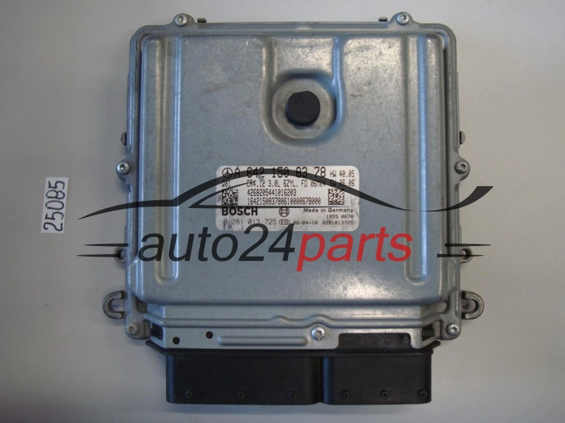 KOMPUTER STEROWNIK SILNIKA MERCEDES E 300 3.0, BOSCH 0 281 013 725, BOSCH 0281013725, A 642 150 83 78, A6421508378, CR4.12