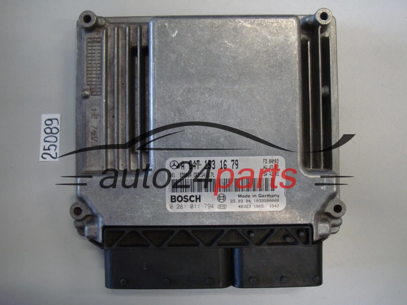 KOMPUTER STEROWNIK SILNIKA MERCEDES BOSCH 0 281 011 794, 0281011794, A 647 153 16 79, A6471531679