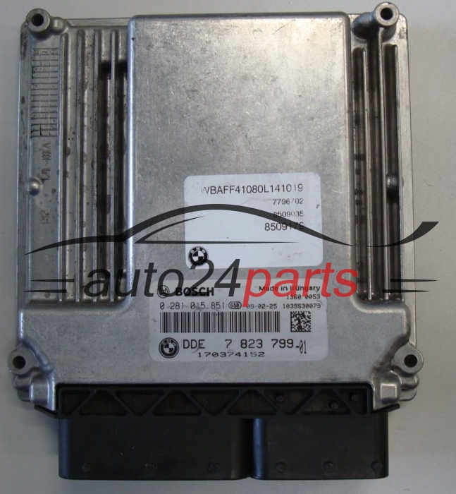 BMW X5 E70 3.0 DIESEL BOSCH 0281015851, 0 281 015 851, DDE 7823799 -01, 7 823 799 -01