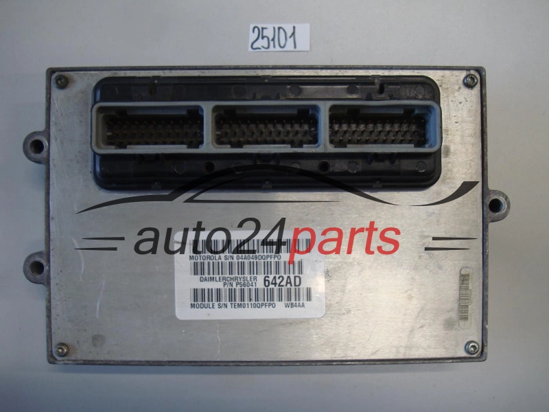 KOMPUTER STEROWNIK SILNIKA CHRYSLER GRAND CHEROKEE MOTOROLA 04A049DQQEZJ, P56041 642AD, P56041642AD, 642AD, WB4AA