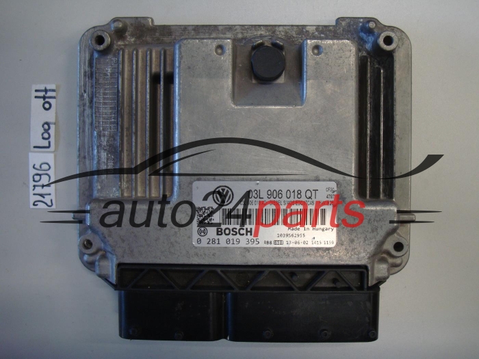 KOMPUTER STEROWNIK SILNIKA VOLKSWAGEN SIROCCO 2.0 TDI BOSCH 0 281 019 395, 0281019395, 03L906018QT , EDC17C46