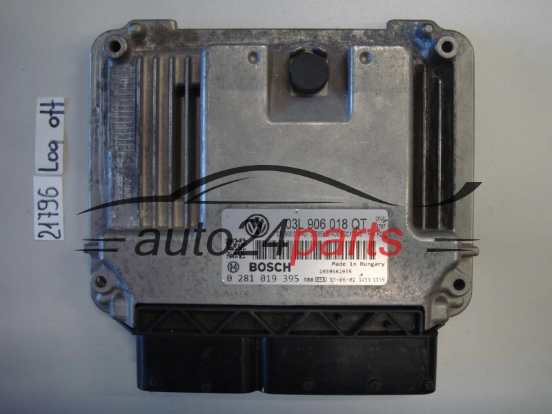 KOMPUTER STEROWNIK SILNIKA VOLKSWAGEN SIROCCO 2.0 TDI BOSCH 0 281 019 395, 0281019395, 03L906018QT , EDC17C46